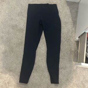 Navy Blue Lululemon Wunder Under Leggings
